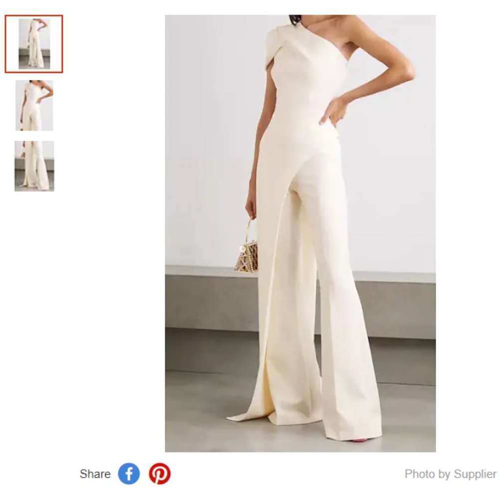 BRAND NEW White Jumpsuit